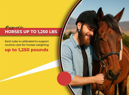 Ivermectin Horse Paste Apples Flavored, 6.08 g 1.87% (3-Pack)