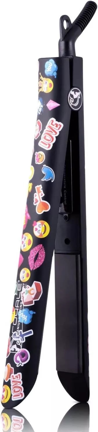 Royale  Genius Heating Element Flat Iron Luxury Ceramic EMOJI NEW