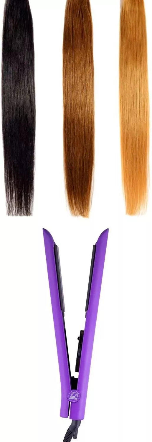 Royale Platinum Genius Heating Element Flat Iron Luxury Ceramic DEEP PURPLE NEW